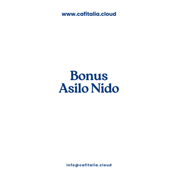 Bonus Asilo Nido
